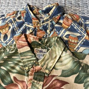 2 Reyns Spooner pullover Aloha ShirtXL